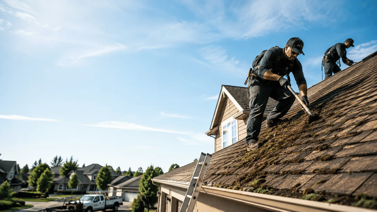 Roof Moss Removal in Mcfarlan, NC near me